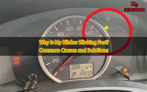 what does it mean when your blinker blinks faster