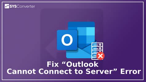what does it mean when your email cannot connect to server
