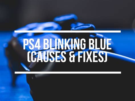 what does it mean when your ps4 controller is blinking blue and red