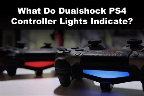 what does it mean when your ps4 controller is blinking red