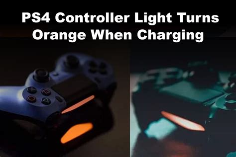 what does it mean when your ps4 controller is red while charging