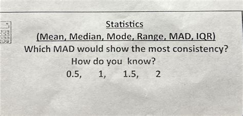 what does mad and iqr mean in math