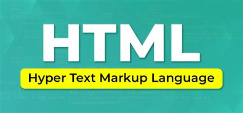 what does markup mean in html