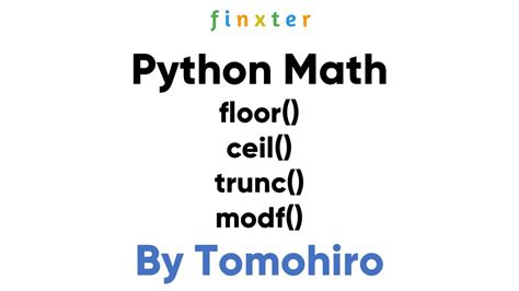 what does math floor do in python
