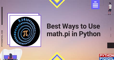 what does math pi mean in python