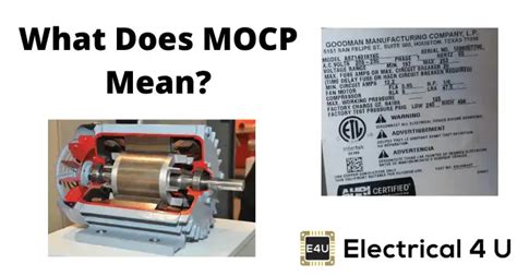 what does mca mean in electrical