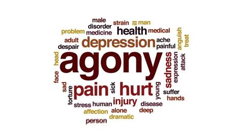 what does mental agony meaning