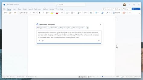 what does microsoft copilot do in word