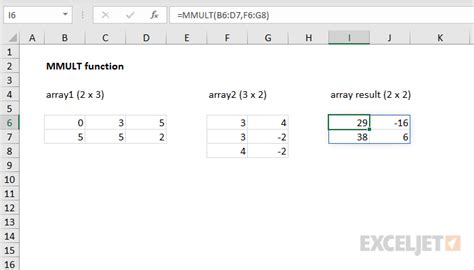 what does mmult do in excel