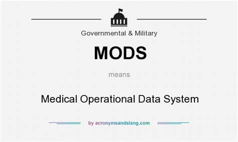 what does mod mean in the army