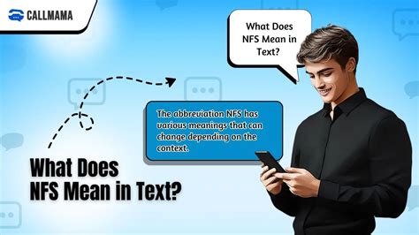 what does nfs mean in text from a boy