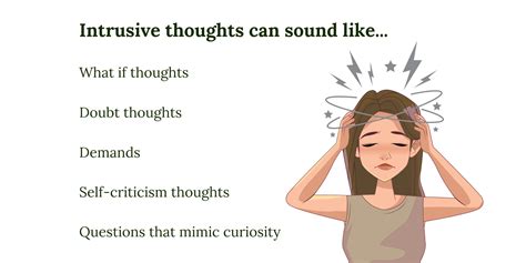 what does ocd intrusive thoughts look like