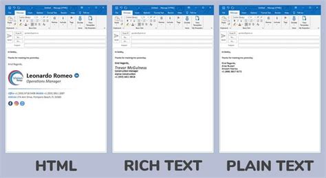 what does plain text format mean