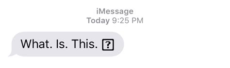 what does questioned an image mean in texting
