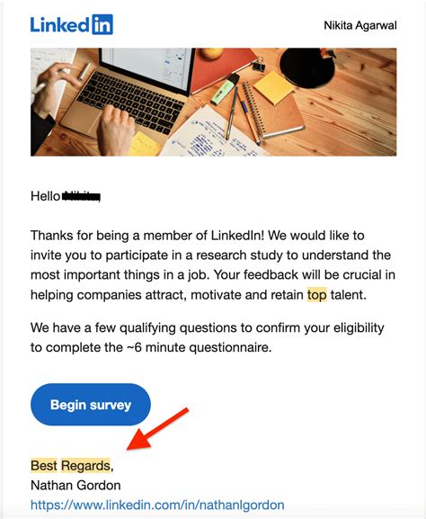 what does regards mean in an email signature