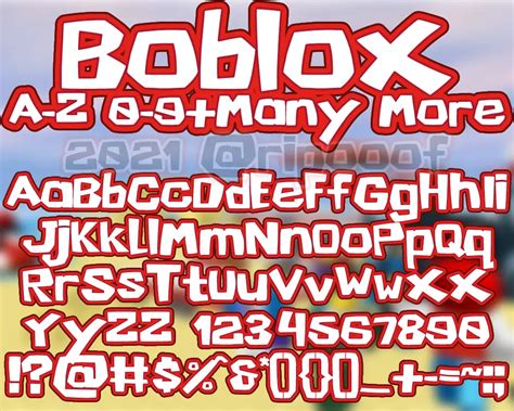 what does roblox use for font