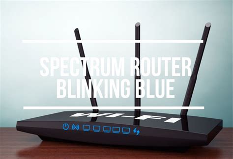 what does slow blinking blue light mean on spectrum router