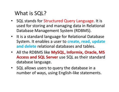 what does sql stand for in marketing