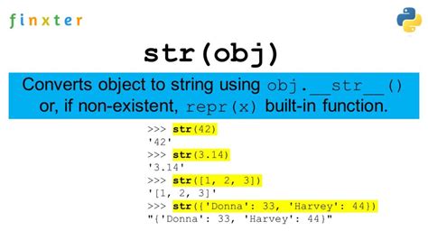 what does str in python mean