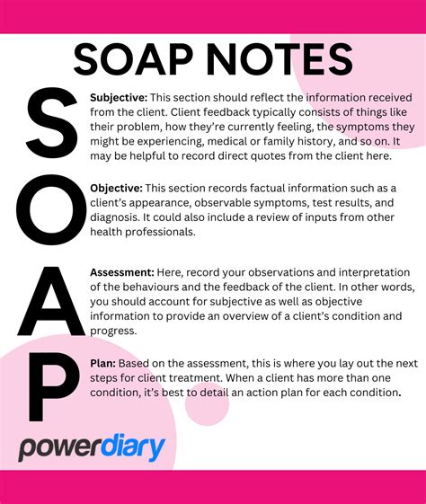 what does subjective documentation include