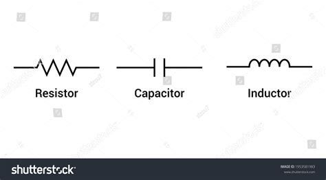 what does symbol represent in electronics resistor diode inductor capacitor