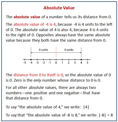 what does the absolute value of a rational number represent