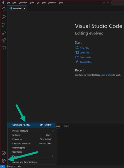 what does the command window in visual studio allow a user to do