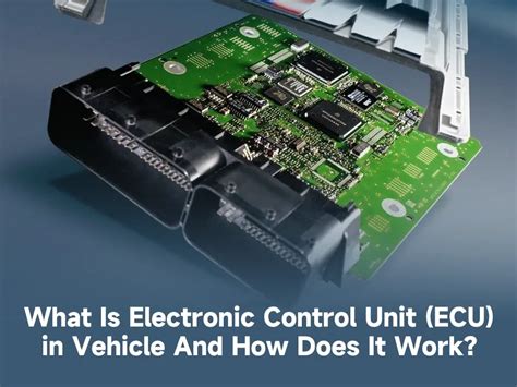 what does the electronic control unit ecu do in an abs