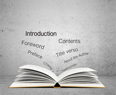 what does the introduction of a book contain
