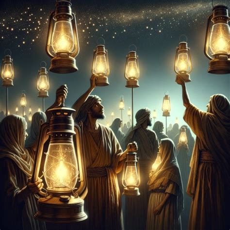 what does the lamp and oil represent in matthew 25