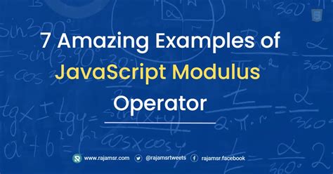 what does the modulus operator do in javascript