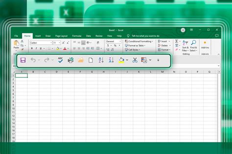 what does the quick access toolbar in excel 2019 allow you to do