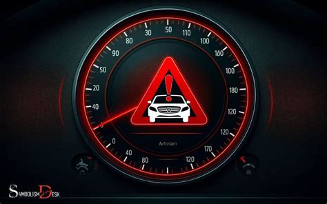 what does the red triangle symbol mean on a car