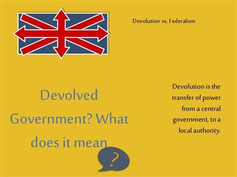 what does the word devolution mean in the uk