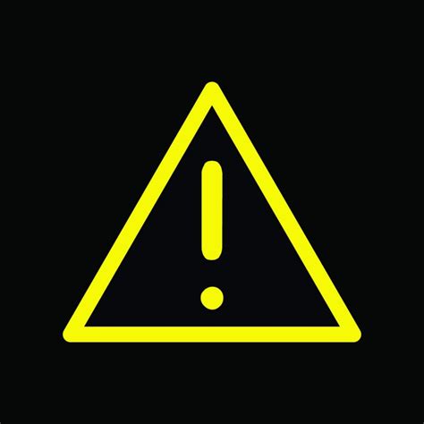 what does the yellow triangle with exclamation point mean in a car