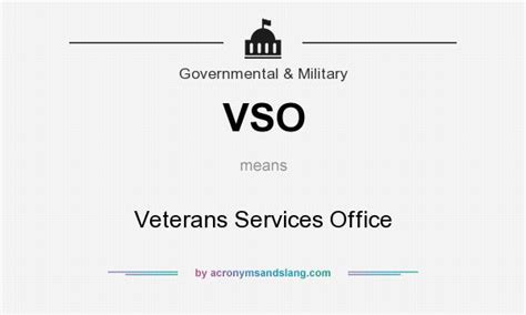 what does vso stand for in military