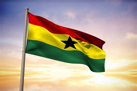 what does yellow represent in the ghana flag