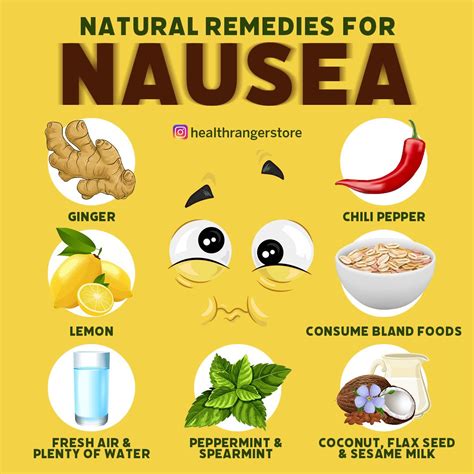 what drink can cure nausea