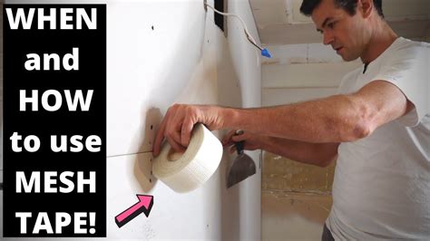 what drywall mud to use with mesh tape