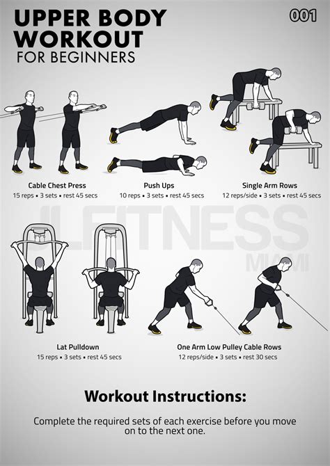 what exercises work the upper body