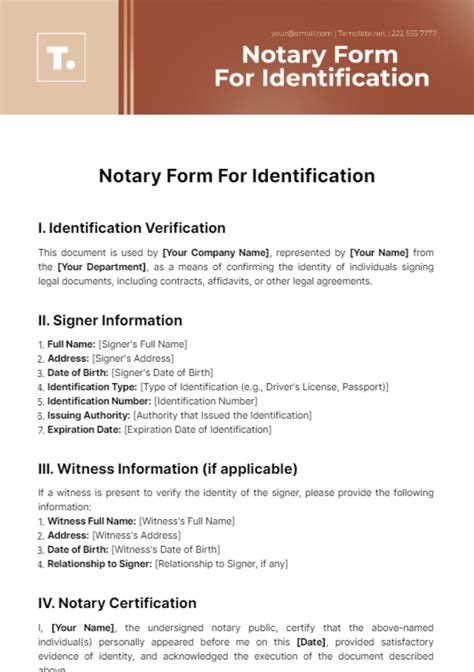 what forms of id needed for notary