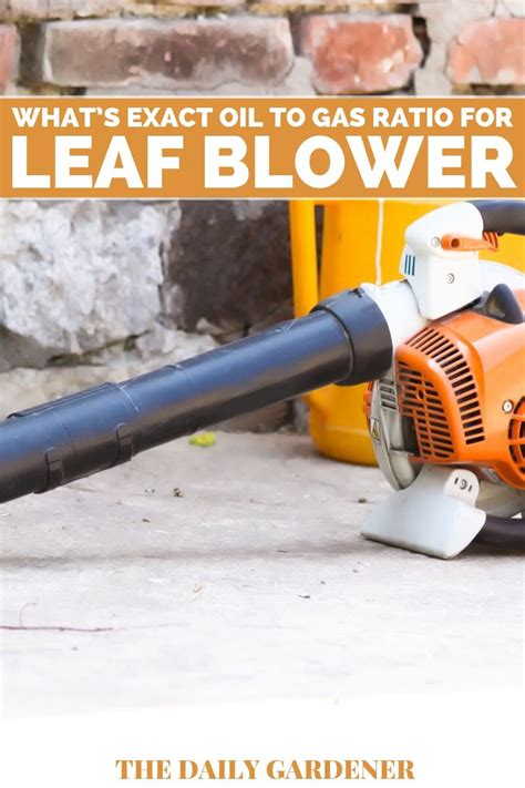 what fuel ratio does a stihl leaf blower use