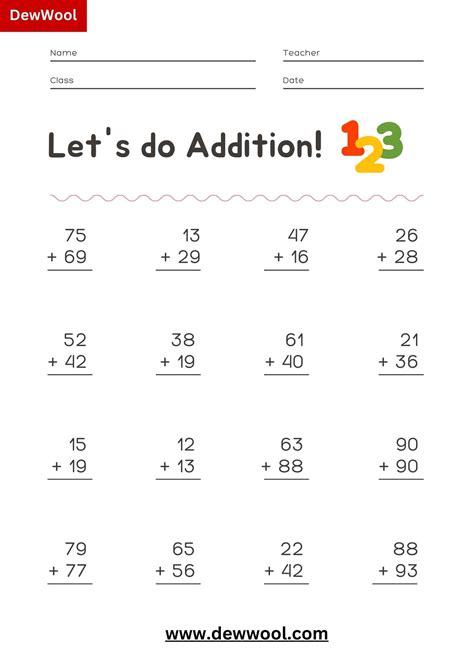 what grade is two digit addition