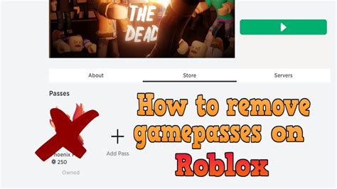 what happens if you delete a game pass on roblox