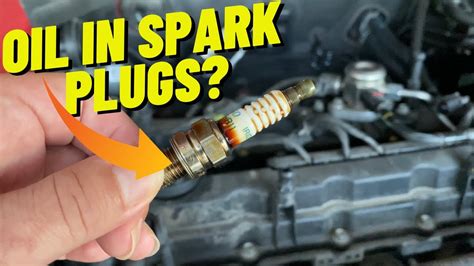 what if there is oil in the spark plugs