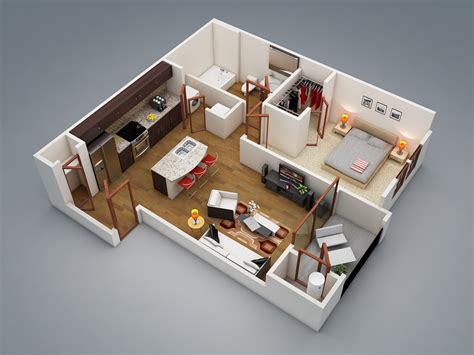 what is 1+1 bedroom