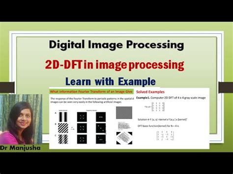 what is 2d dft in image processing