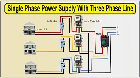 what is 3 phase power line