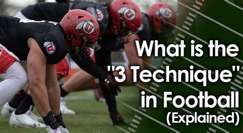 what is a 3 technique in football