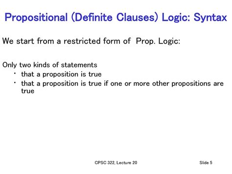 what is a clause in propositional logic